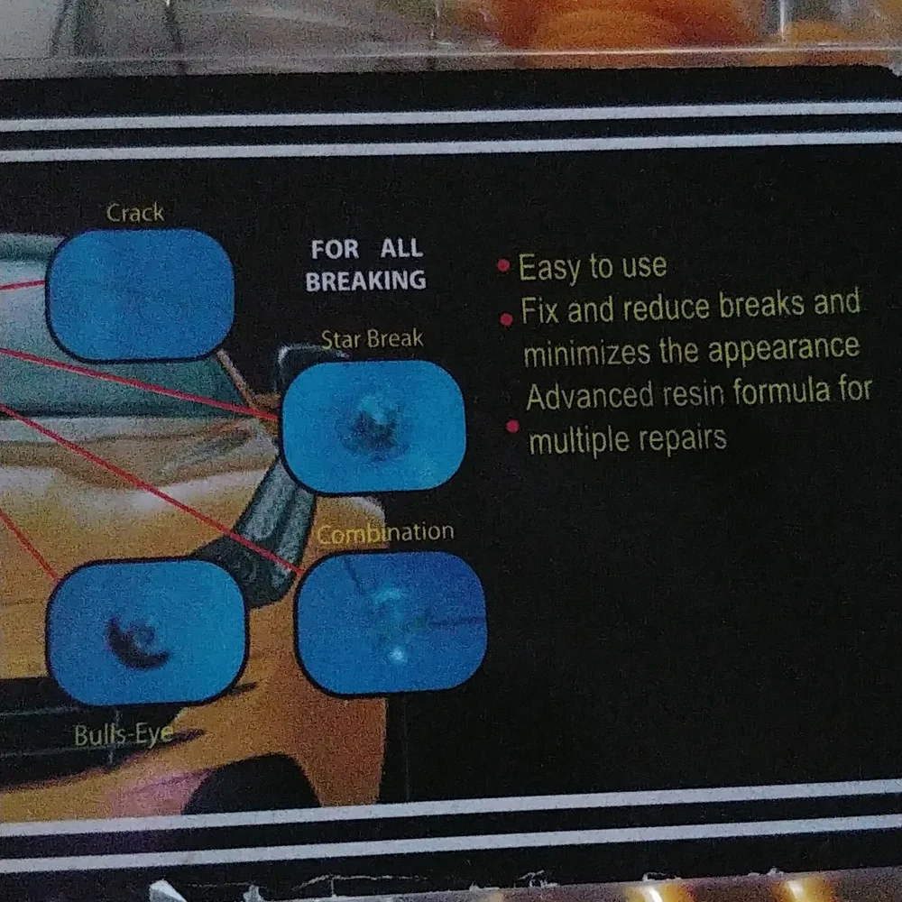 DIY Windshield Repair Kit - Yellow - Picture 3 of 4